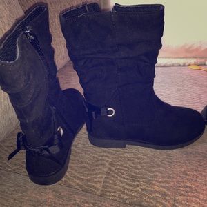 Girls brand new black boots